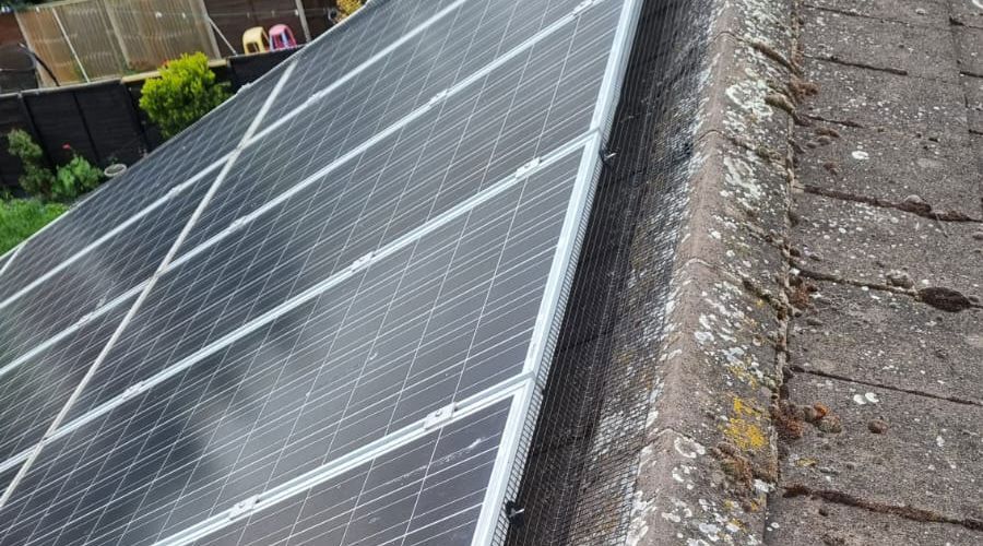 Protecting Solar Panels from Pigeons in Colwick