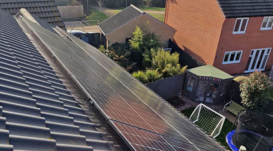 Protecting Solar Panels from Pigeons in Ruddington