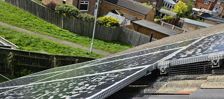 Pigeon Proofing Solar Panels in Cotgrave