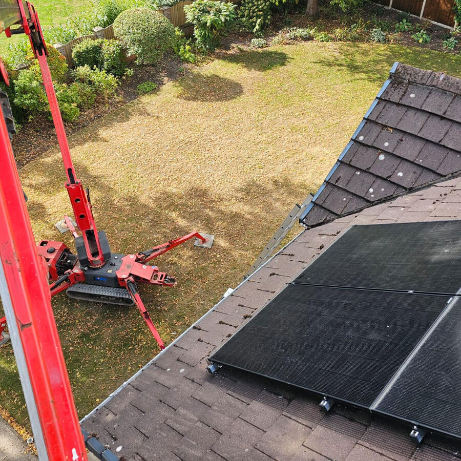 Protecting Solar Panels From Pigeons in Edwalton