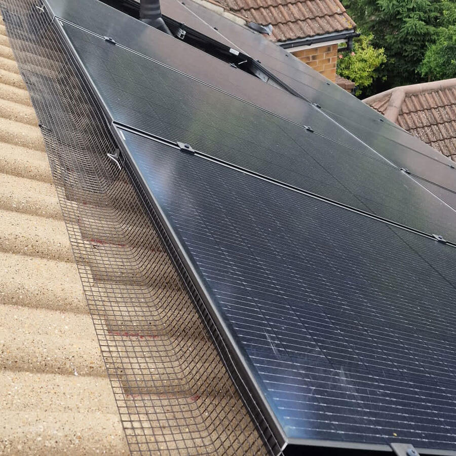 Pigeon Proofing Solar Panels in Nuthall