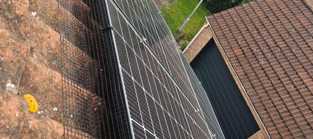 Protecting Solar Panels From Pigeons in East Markham