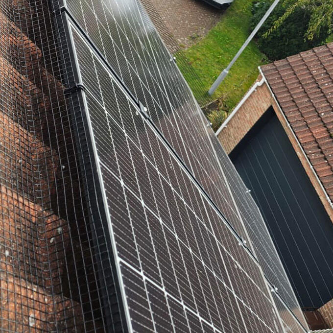 Protecting Solar Panels From Pigeons in East Markham