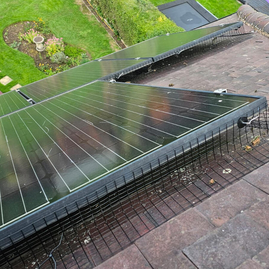 Preventing Pigeons From Nesting Under Solar Panels in Hucknall