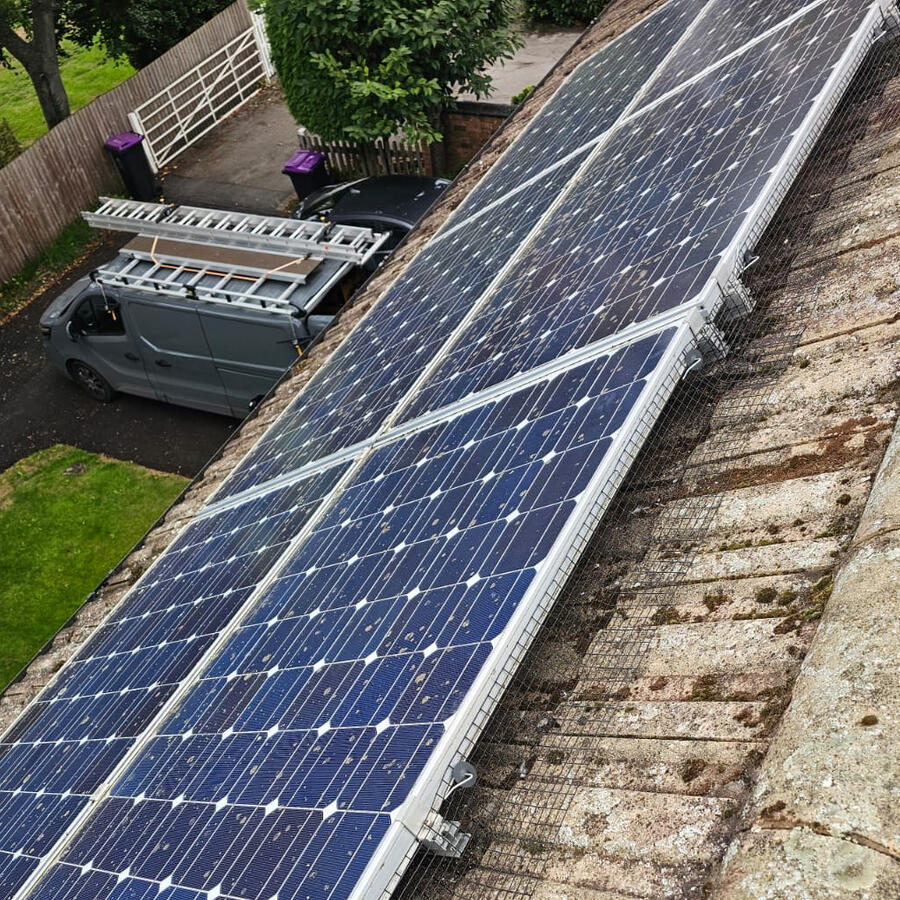 Preventing Pigeons From Nesting Under Solar Panels in Radcliffe-on-Trent