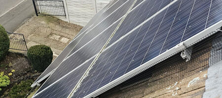 Pigeon Proofing Solar Panels for Neighbours in Shirebrook