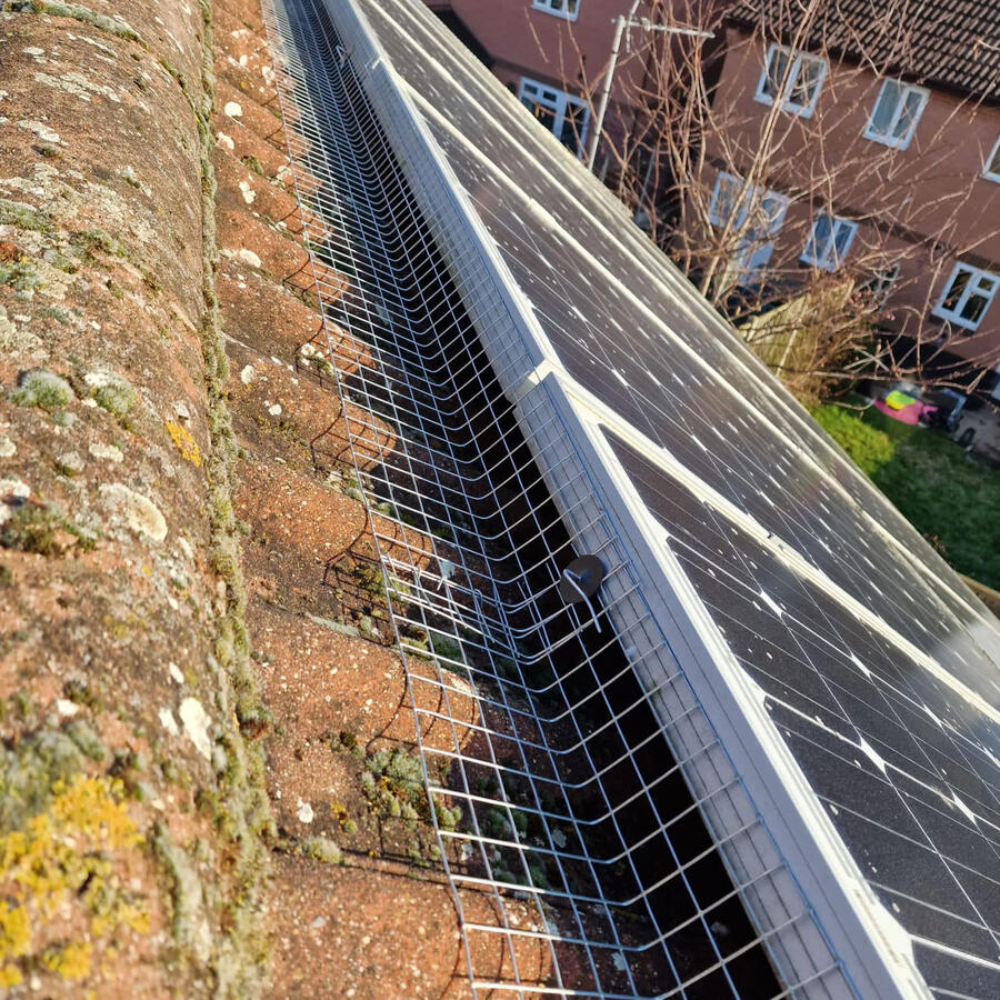 Solar Panel Pigeon Proofing in West Hallam