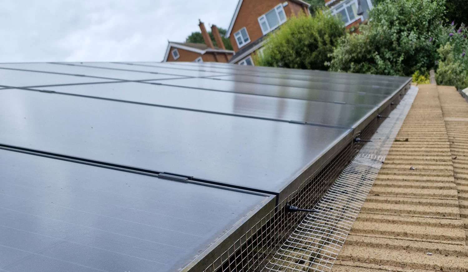 Pigeon Proofing Solar Panels in Arnold, Nottingham
