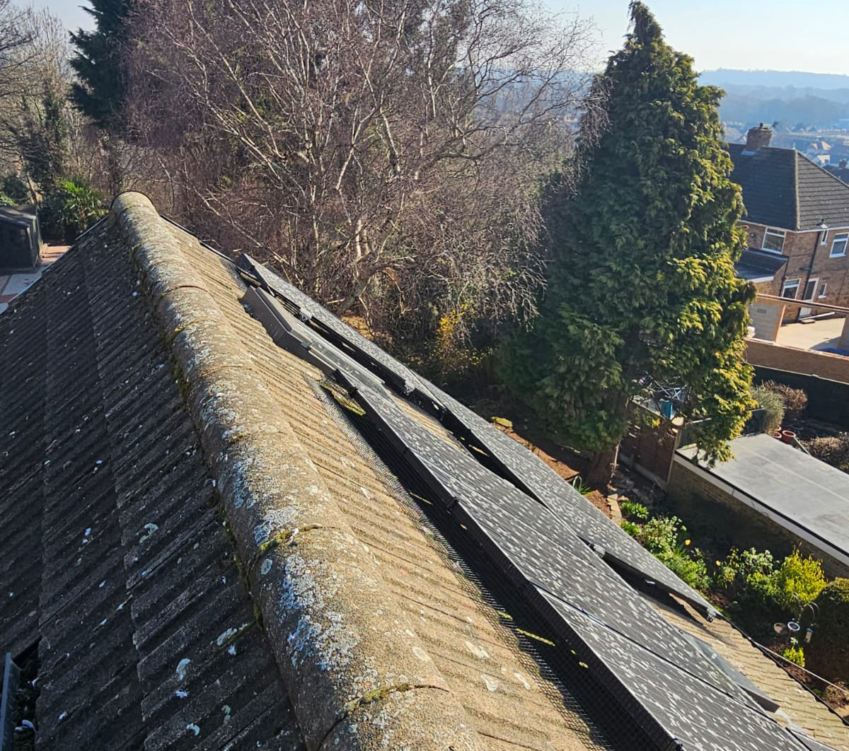 Preventing Pigeons From Nesting Under Solar Panels in Beeston