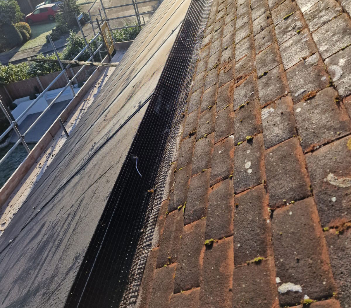 More Solar Panels Protected from Pigeons in Gamston