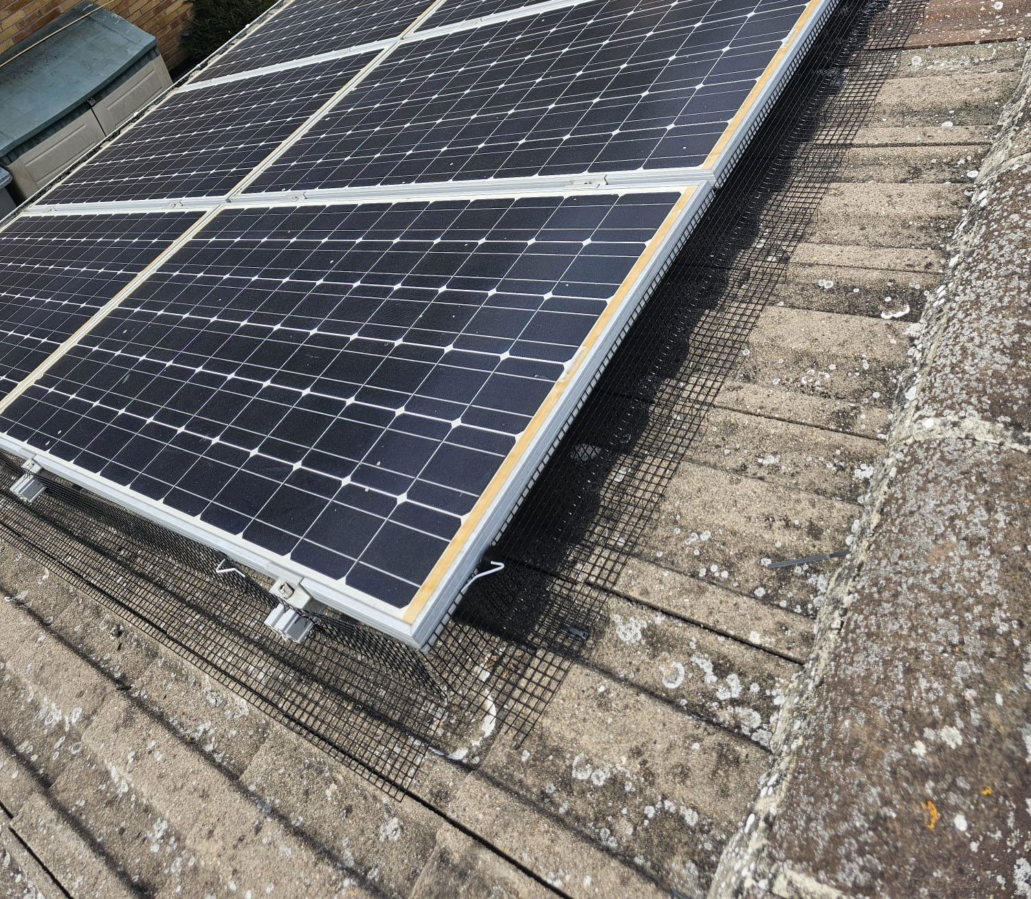 Protecting Solar Panels From Pigeons in Grantham