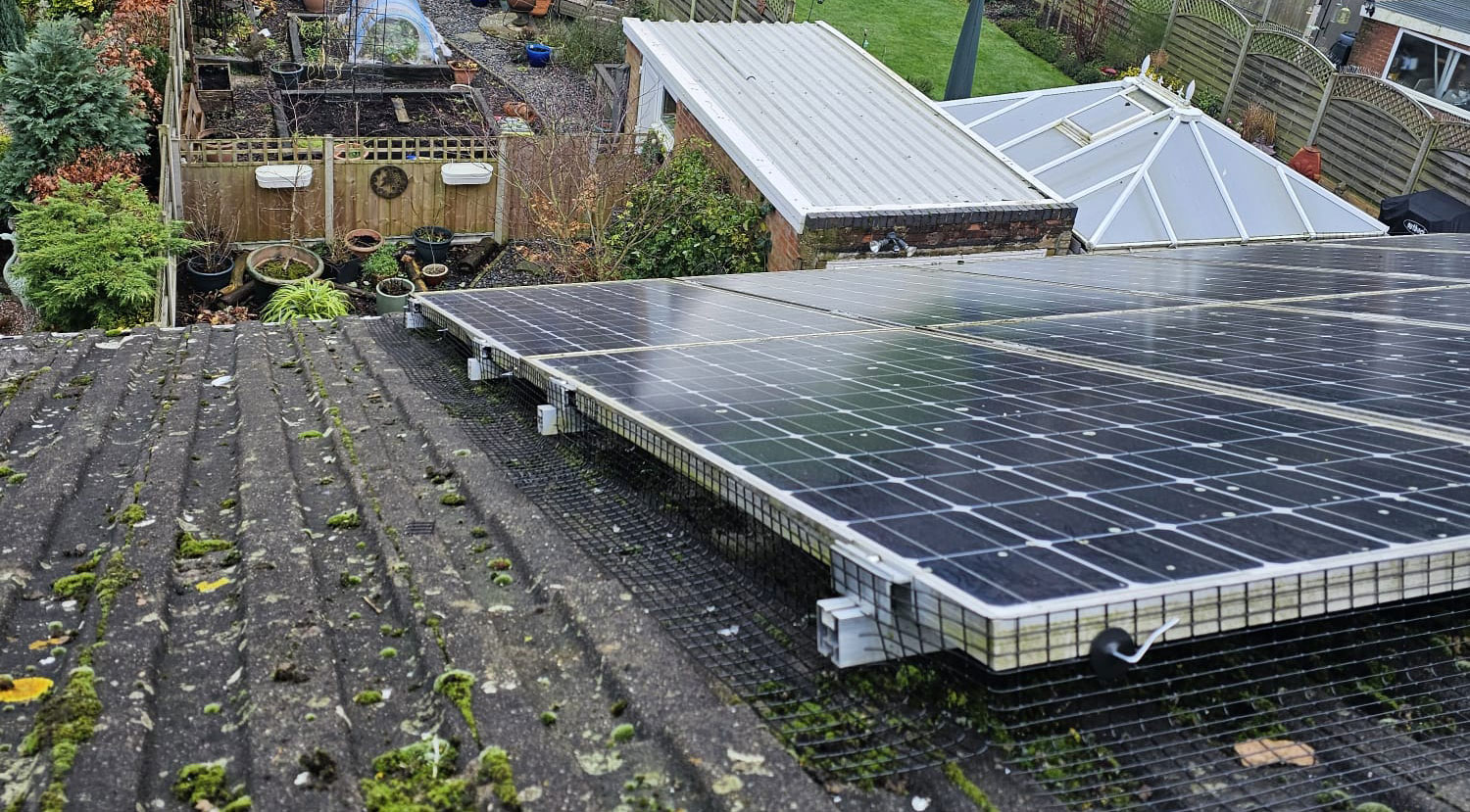 Protecting Solar Panels From Pigeons in Leicester