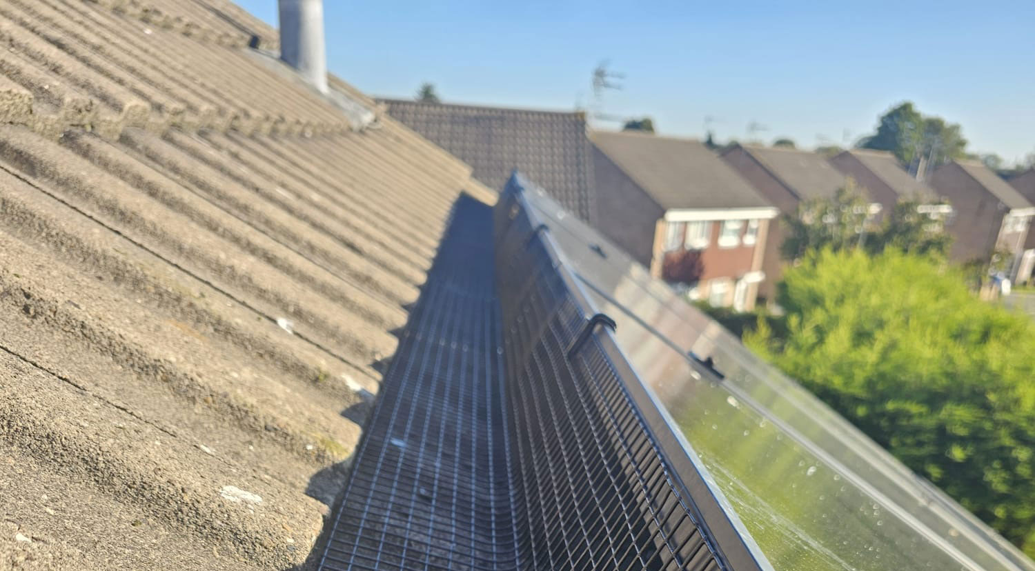 In Long Eaton to Protect Solar Panels From Pigeons