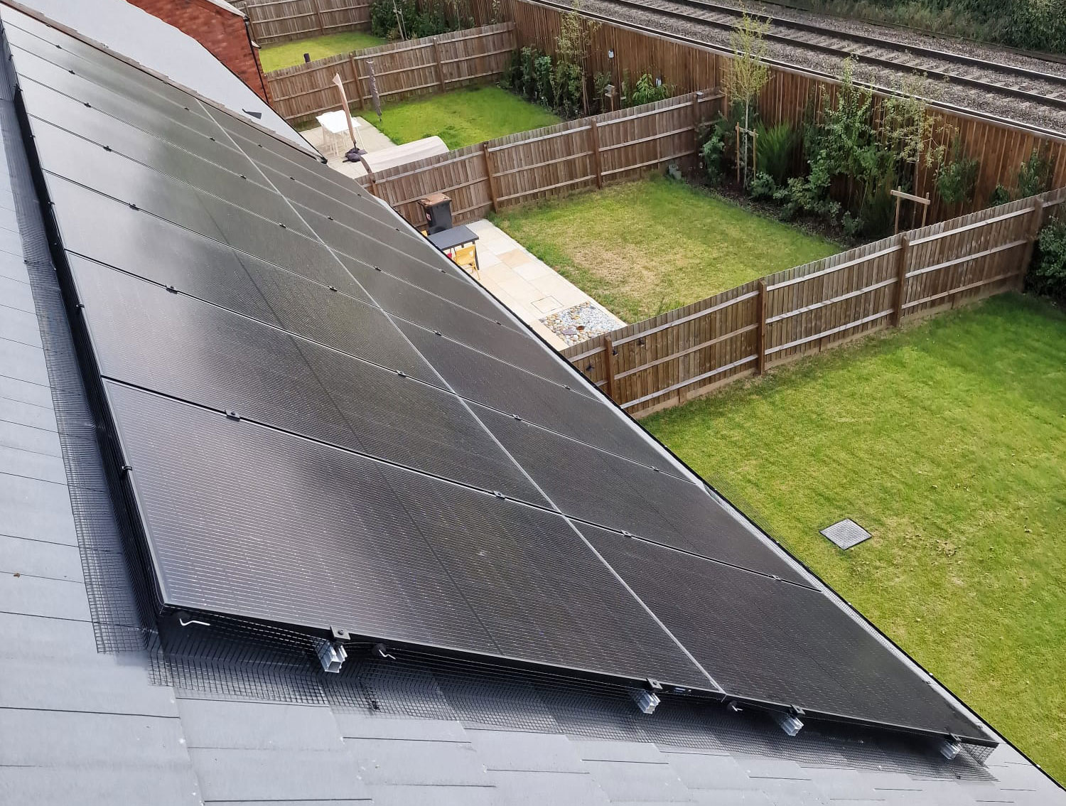 Pigeon Proofing Solar Panels in Attenborough