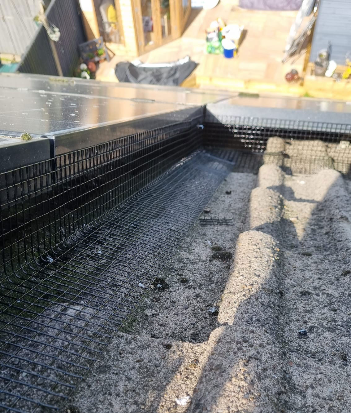 Pigeon Proofing Solar Panels in Calverton
