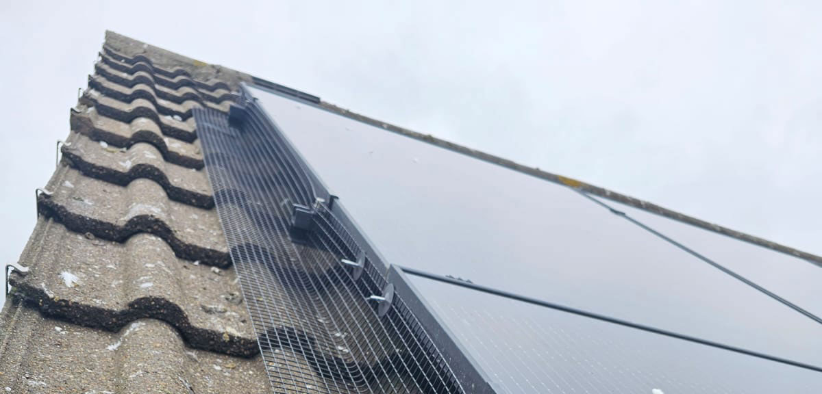 Protecting Solar Panels From Pigeons In Chesterfield