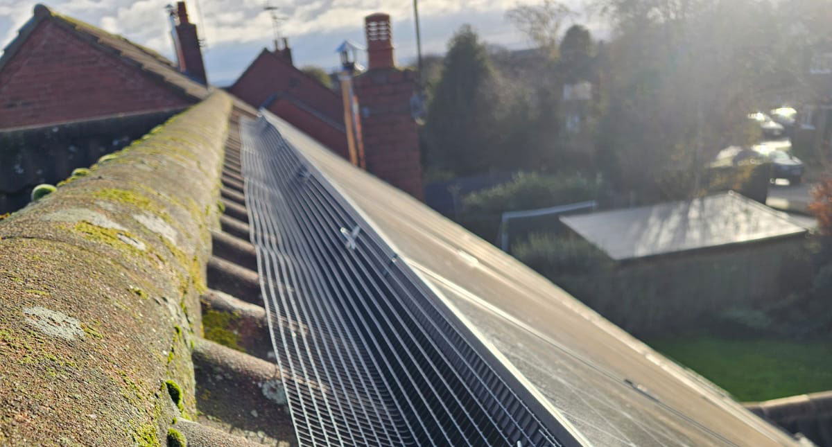 Pigeon Proofing Solar Panels in East Bridgford