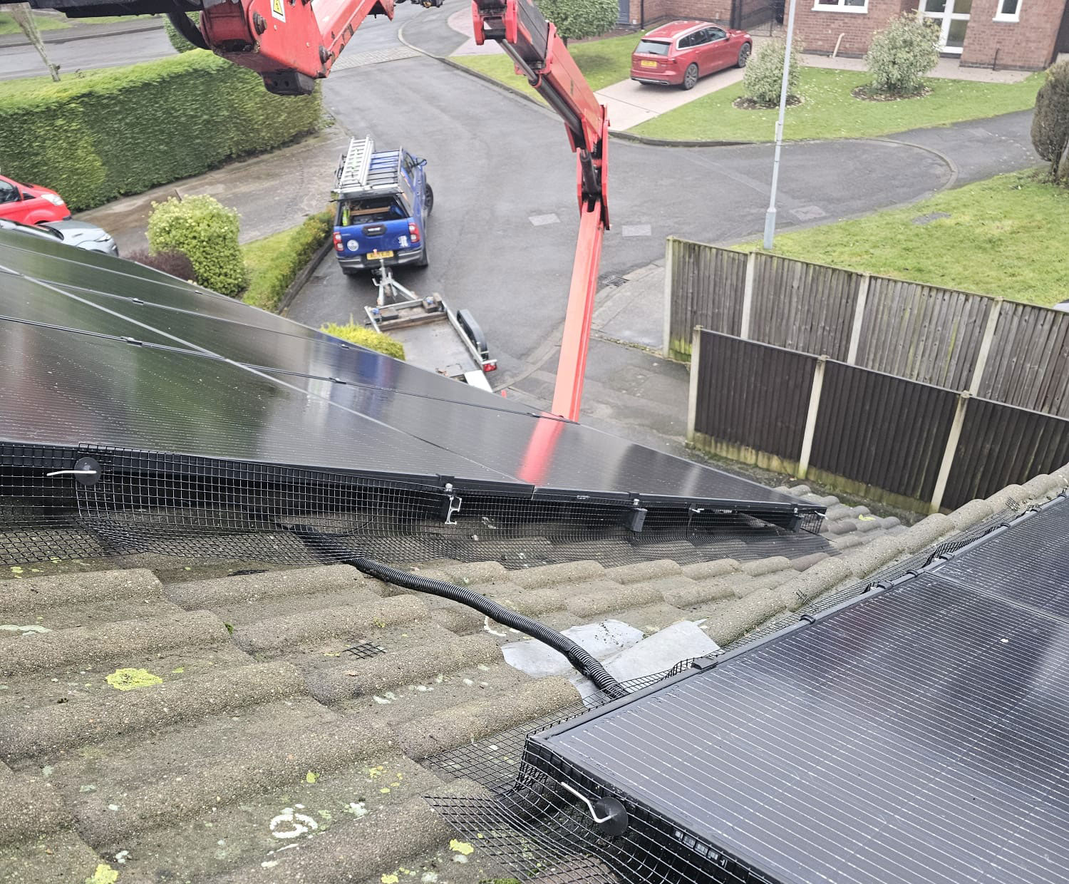 Pigeon Proofing Solar Panels in Kimberley