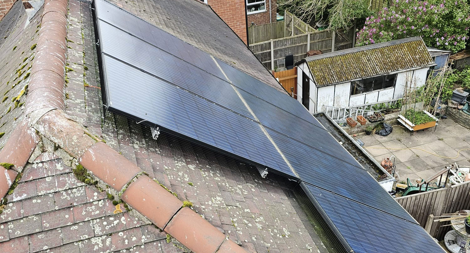 Protecting Solar Panels From Pigeons in Sherwood, Nottingham