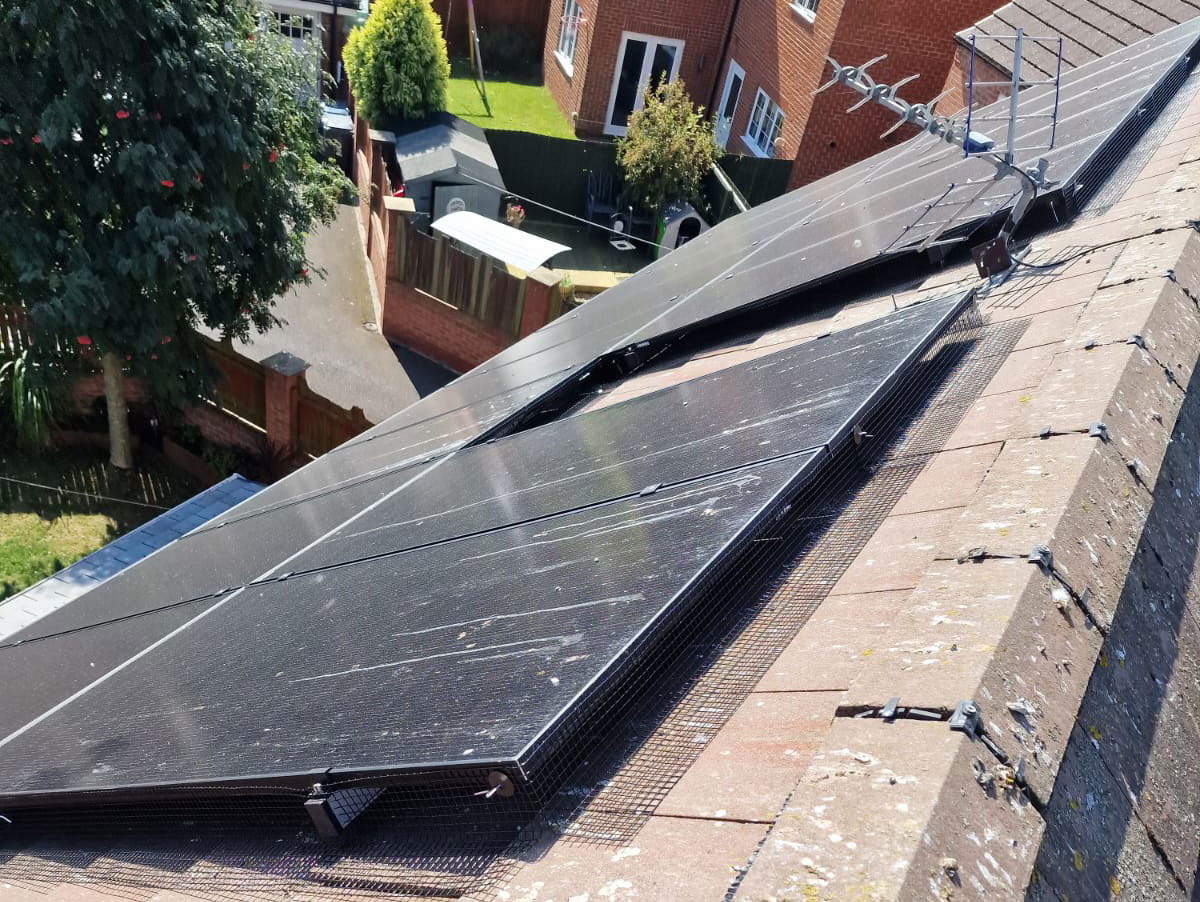 Protecting Solar Panels from Pigeons in Bingham