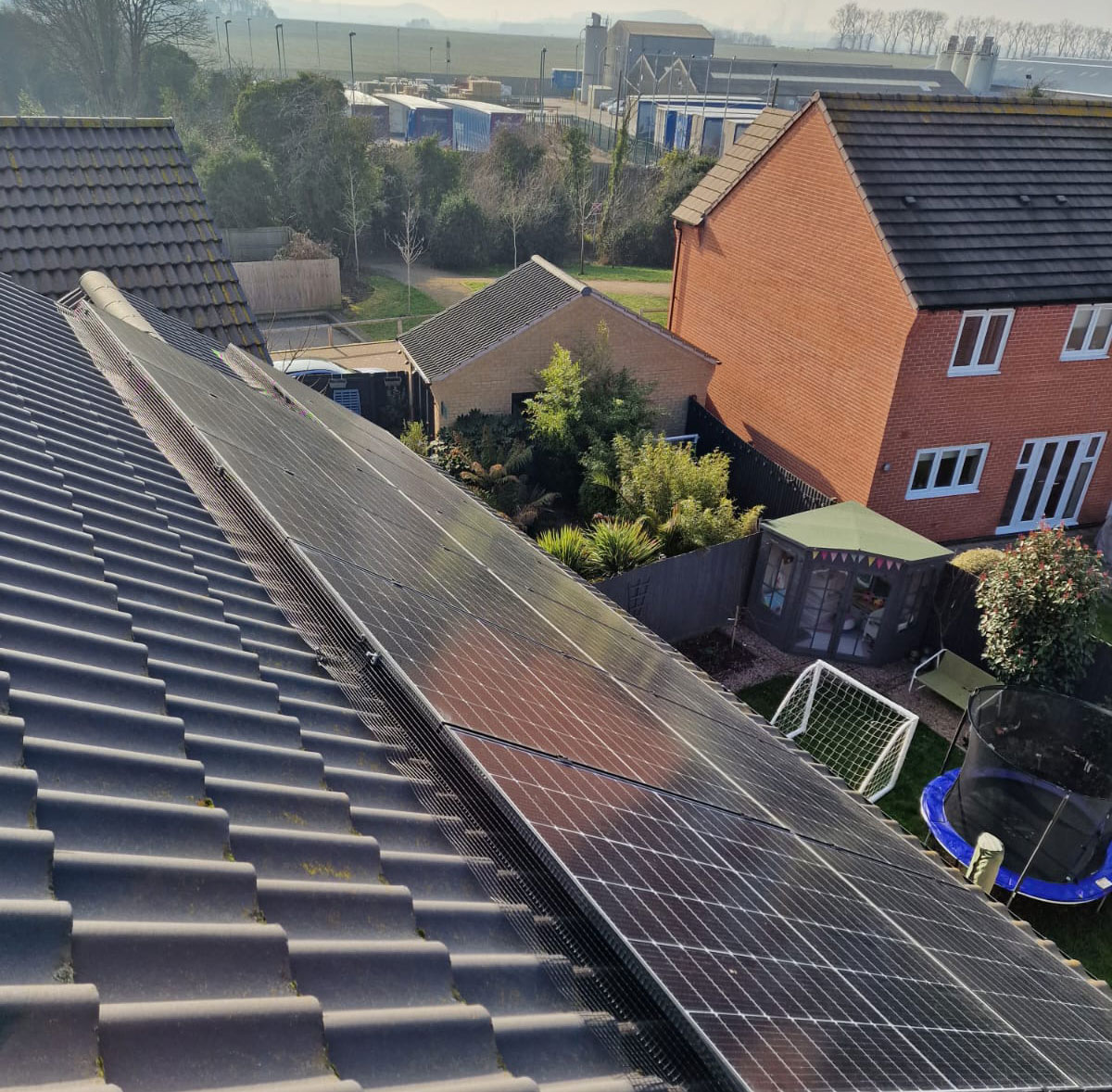 Protecting Solar Panels from Pigeons in Ruddington