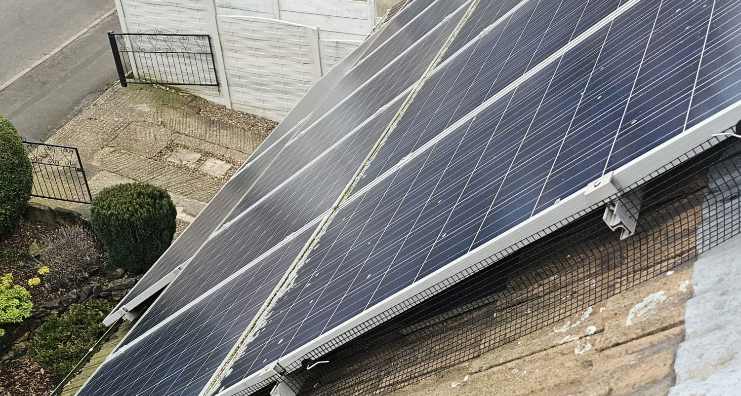 Pigeon+Proofing+Solar+Panels+for+Neighbours+in+Shirebrook