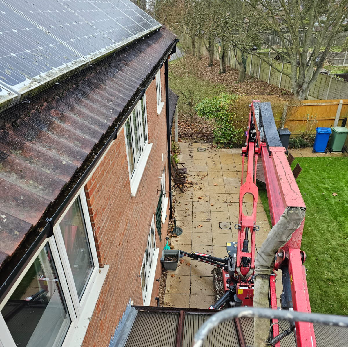 Protecting Solar Panels From Pigeons in Welton