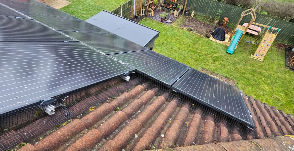Pigeon+Proofing+Solar+Panels+in+Mansfield+Woodhouse